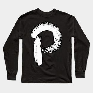 Letter P Long Sleeve T-Shirt